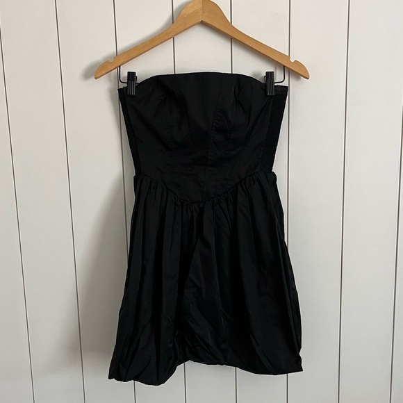 Amanda Uprichard Pompeo Strapless Dress Black - Picture 5 of 5